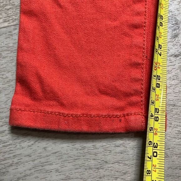 Jalate Jeans in Cool Chili Low Rise Skinny Fit Size 1 Juniors, Hot Red-Orange - Picture 5 of 8